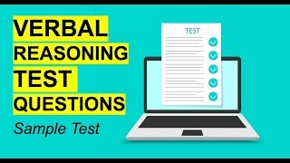 VERBAL REASONING TEST Questions amp Answers Tips Tricks and Questions [upl. by Doralia]