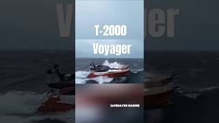 T2000 Voyager Power Catamaran Sea Trial in a Gale [upl. by Reddy956]