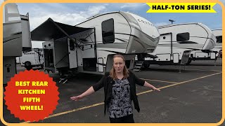 Huge Outdoor Kitchen Fifth Wheel 2023 Keystone Cougar HalfTon 29RKS [upl. by Notreb699]