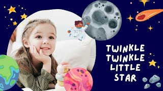 Twinkle Twinkle Little Star Nursery Rhymes with lyrics  rhymes for toddlers  learn with fun [upl. by Cohligan]