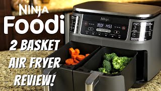 Ninja Foodi 2 Basket Air Fryer  FULL Review [upl. by Mccormick]