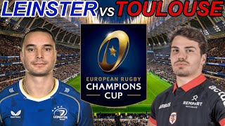 LEINSTER vs TOULOUSE Champions Cup 2024 FINAL Live Commentary [upl. by Rilda]