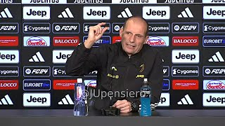 Conferenza stampa ALLEGRI pre JuveSalernitana quotTridente con Yildiz Si può fare ma gioca Chiesaquot [upl. by Nuri]