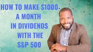 How To Get 1000 of Dividends a Month with the SampP 500 Index VOO VS SWPPX [upl. by Nagaet]