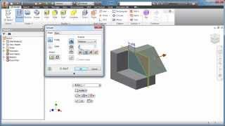 Inventor Tutorial with Isometric Sketches – Beginner part 11 of 12 [upl. by Reinar845]