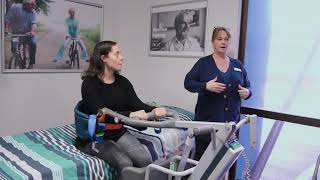 Aged Care students get hands on with Manual Handling class [upl. by Ycnalc]