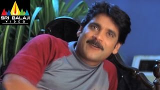 Nenunnanu Movie Nagarjuna Funny Cooking Experiment  Nagarjuna Aarti Shriya  Sri Balaji Video [upl. by Ailimaj]