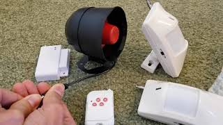 How To Program KERUI Wireless Security Alarm System Kit 4 6 2019 [upl. by Yetak]