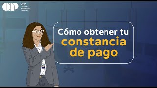 Cómo obtener tu constancia de pago [upl. by Barbee]