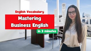 Business English phrases you HAVE TO know in 3 MINUTES  ENGLISH VOCABULARY [upl. by Bakeman]