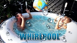 DER RICHTIGE AUFBLASBARE WHIRLPOOL FÜR DEN SOMMER  Miweba Mspa Review Test DeutschGerman [upl. by Aivatnuhs]