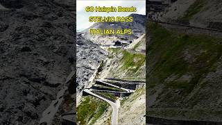 Driving the STELVIO PASS  Campervan  60 Hairpin Bends [upl. by Chesnut]