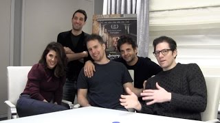 Loitering with Intent Interview Marisa Tomei Sam Rockwell and More [upl. by Orapma]