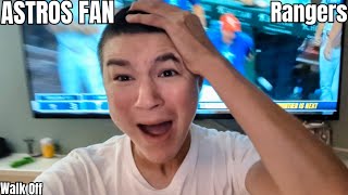 Astros Fan Reacts to loss vs Rangers Walk Off 8524 [upl. by Mcripley792]