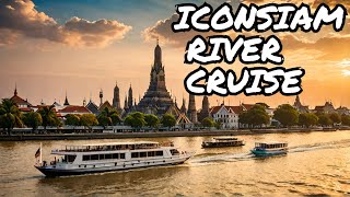 Yacht River Cruise at ICONSIAM in Bangkok Thailand luxurytravel iconsiam thailand [upl. by Leilah]