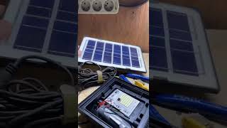 Mengganti baterai lampu PJU tenaga surya 10 watt dengan baterai bekas power bank 5000Mah [upl. by Lleral]