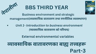 General environmentbbs 3rd year Business environmentchapter1 teachingnepal bbs3rdyear bbs [upl. by Eifos]