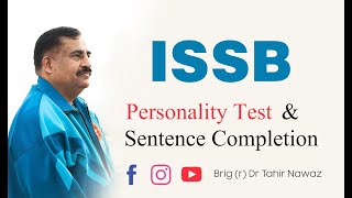 ISSB Personality Test Tips  ISSB GUIDE  Brig r Dr Tahir Nawaz [upl. by Dinerman]