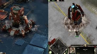 Dawn of War 1 Vs Dawn Of War 3 Base Building Comparison [upl. by Reifel]