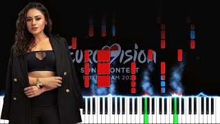 Samira Efendi  Cleopatra Azerbaijan Eurovision 2020  Piano Instrumental Cover [upl. by Mateusz213]