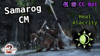 Gw2  Samarog CM  Heal Alacrity Druid Rev Setup  CC Bot  Soloheal [upl. by Liahkim]