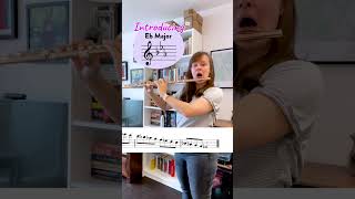 Introducing Eb Major scale on flute [upl. by Eikcir]