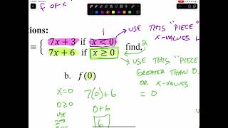 Piecewise Functions Intro Notes [upl. by Eidnyl716]