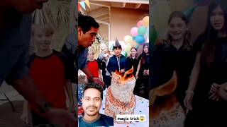 New magic tricks😱 birthday happybirthday family funny shorts zachking [upl. by Winou]