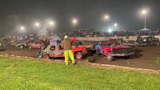 Warren Illinois Demo Derby 2021 FullSize Feature [upl. by Daraj475]