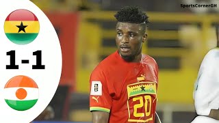 NIGER 11 GHANA HIGHLIGHTS amp GOALS  2025 AFCON QUALIFIERS [upl. by Naaitsirhc257]