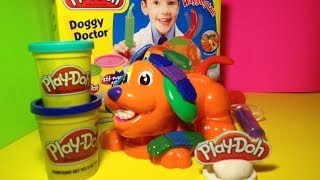 PlayDoh Doggy Doctor Review and Demonstration [upl. by Novart]