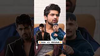 Asim riaz vs Abhishek 🤕🔥viralshort podcast shortvideo [upl. by Jaimie]