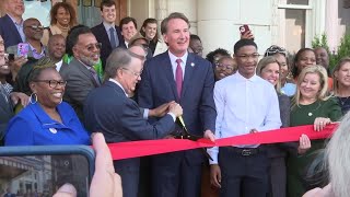 Governor Youngkin cuts ribbon at Hotel Petersburg [upl. by Ayotahs]