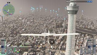 Microsoft Flight Simulator 2024 Free Flight different TOKYO [upl. by Proudman458]