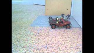 Mega Blocks Halo Red Warthog Battle Scene [upl. by Bertold256]