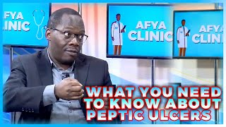 AFYA CLINIC  TOPIC CAUSES SYMPTOMS amp TREATMENT OF PEPTIC ULCERS  6TH NOVEMBER 2024 [upl. by Jeno]