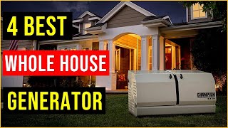 ✅Best Whole House Generator 2022  Top 4  Best Whole House Generators  Reviews [upl. by Ahteral589]