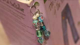 Easy Beaded Bookmark  Whitney Sews [upl. by Edik]