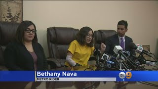 Woman Pulled Off Metro Train Files Lawsuit [upl. by Seabrooke432]