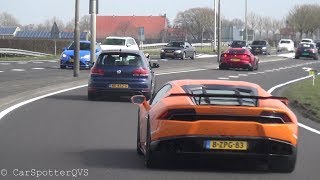 SUPERCARS ACCELERATING  M4 Liberty Walk Huracan NLargo 1000HP M3 GTR 812 SuperFast [upl. by Arleta]