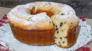 Ciambellone al mascarpone e gocce di cioccolato facile e veloce da preparare e piacerà a tutti 🥰 [upl. by Lama]