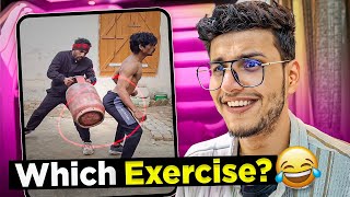 Ye Konsi Exercise Hai😂  Fitness Influencers Have Gone Crazy [upl. by Violetta]