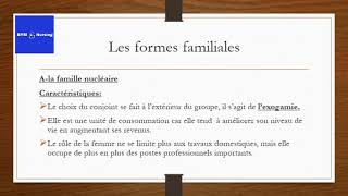 Cours de Sociologie  sociologie de la famille pour les étudiants [upl. by Alekahs]