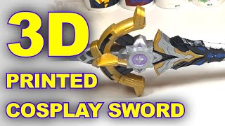 3D Print Your Own Sword  Genshin Cinnabar Spindle [upl. by Eisset]