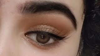 subtle eyemakeup tutorial for beginners 🤗step by step 😍 [upl. by Akinihs373]