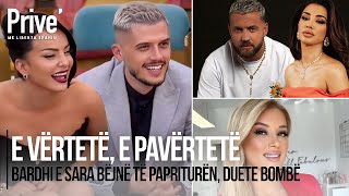 Bardhi e Sara bëjnë të papriturën duete bombë  E vërtetë e pavërtetë  29032024 [upl. by Tamra]