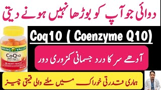 CoQ10 Natural sources Urdu Hindi  Coenzyme Q10 Uses and Dose  CoQ10 Ke Fayde Aur Tarika Istemal [upl. by Sheilah782]