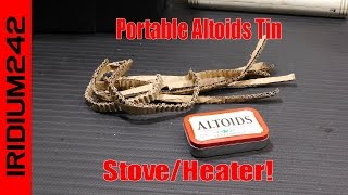 Portable Altoids Tin Stove [upl. by Salita]