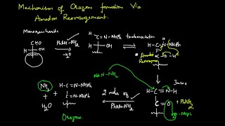 Carbohydrates Video 4 Mechanism of Osazone Formation [upl. by Hulbard989]