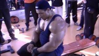 roelly winklaar back workout in tunisia part1 [upl. by Merdith]